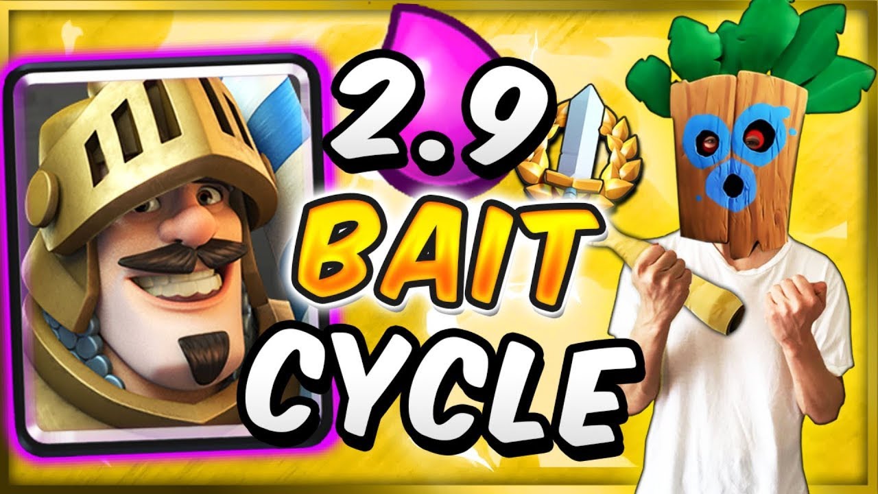 INSANE 2.9 BAIT CYCLE DECK! Dart Goblin + Princess Cycle Deck — Clash Royale