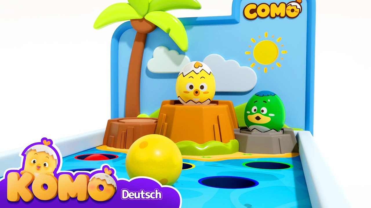 Rollendes Kugelspiel! +Mehr Folgen | Kinderspiel | Kugeln | Überraschung Komo