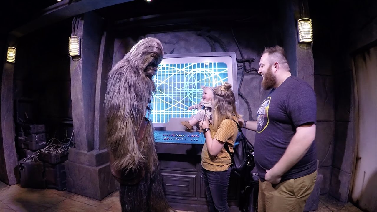 Baby Rey Meets Chewbacca & Kylo Ren!