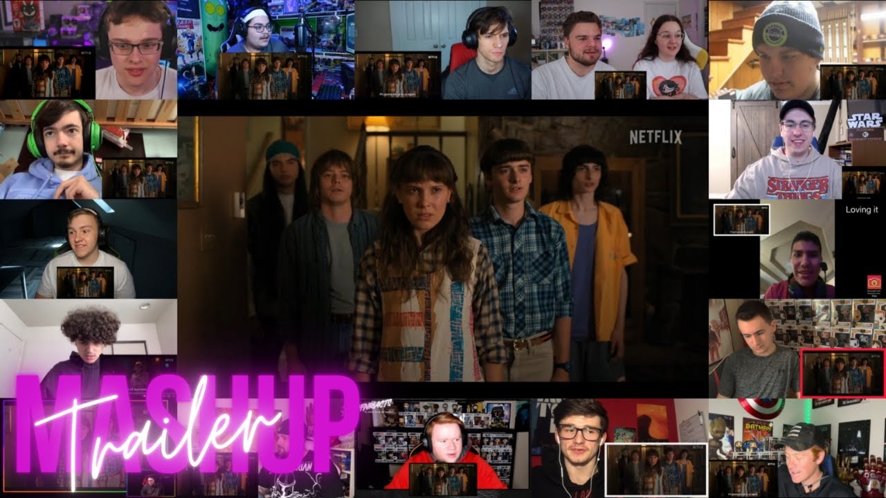 Stranger Things - Season 4 - Final Trailer Reaction Mashup 😱🔞 - Netflix