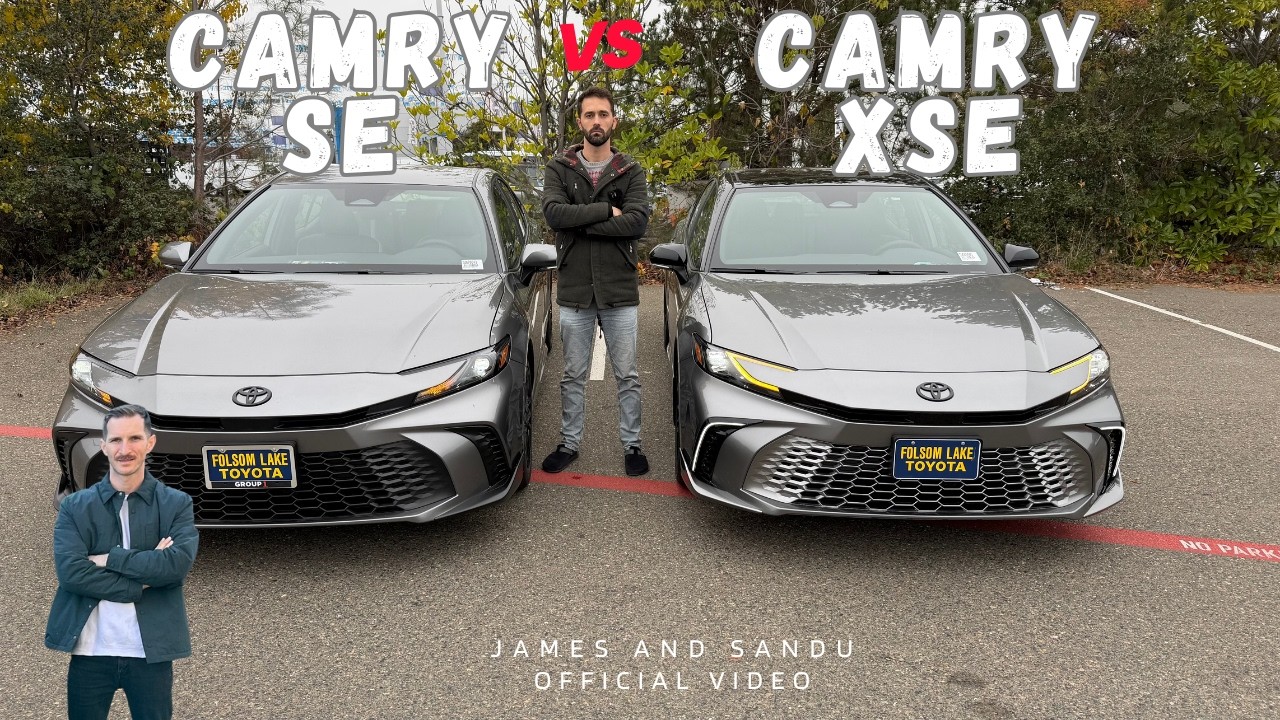 Сравнение Toyota Camry SE и XSE 2026 года