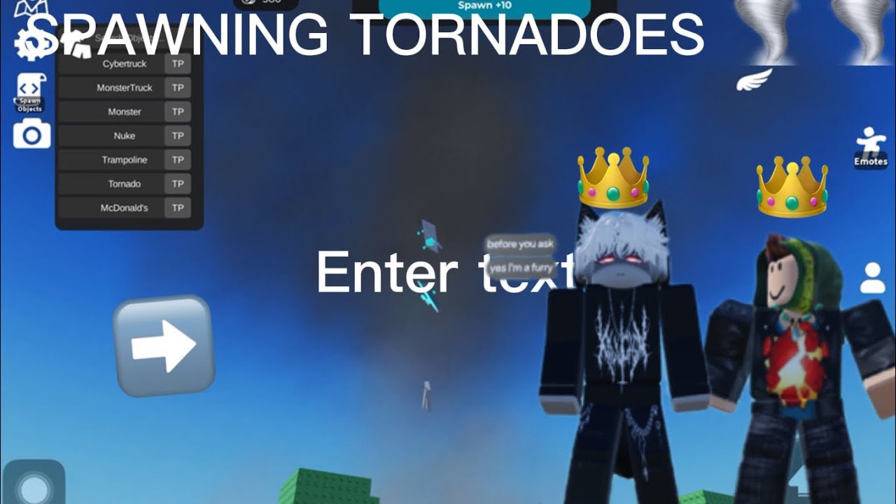 SPAWNING TORNADOES 🌪️🌪️