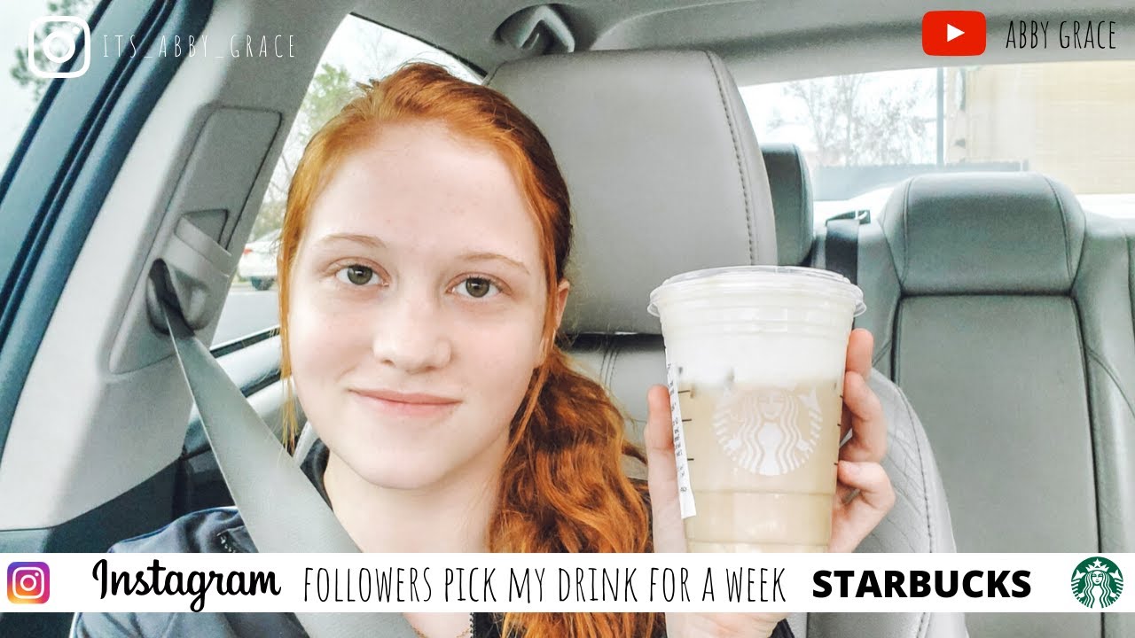 Letting My Instagram Followers Pick My Drink For A Week| Starbucks 2020