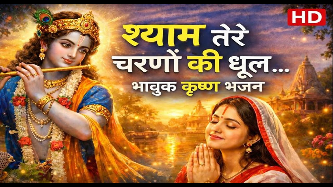 कृष्ण चरणों में जीवन | शांत और भावुक Krishna Bhajan  | Bhakti Rasdhara