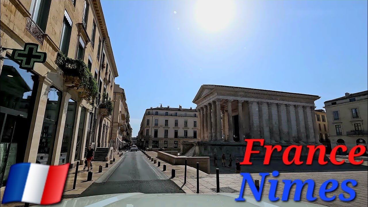 Nimes France 🇫🇷 4K Drive