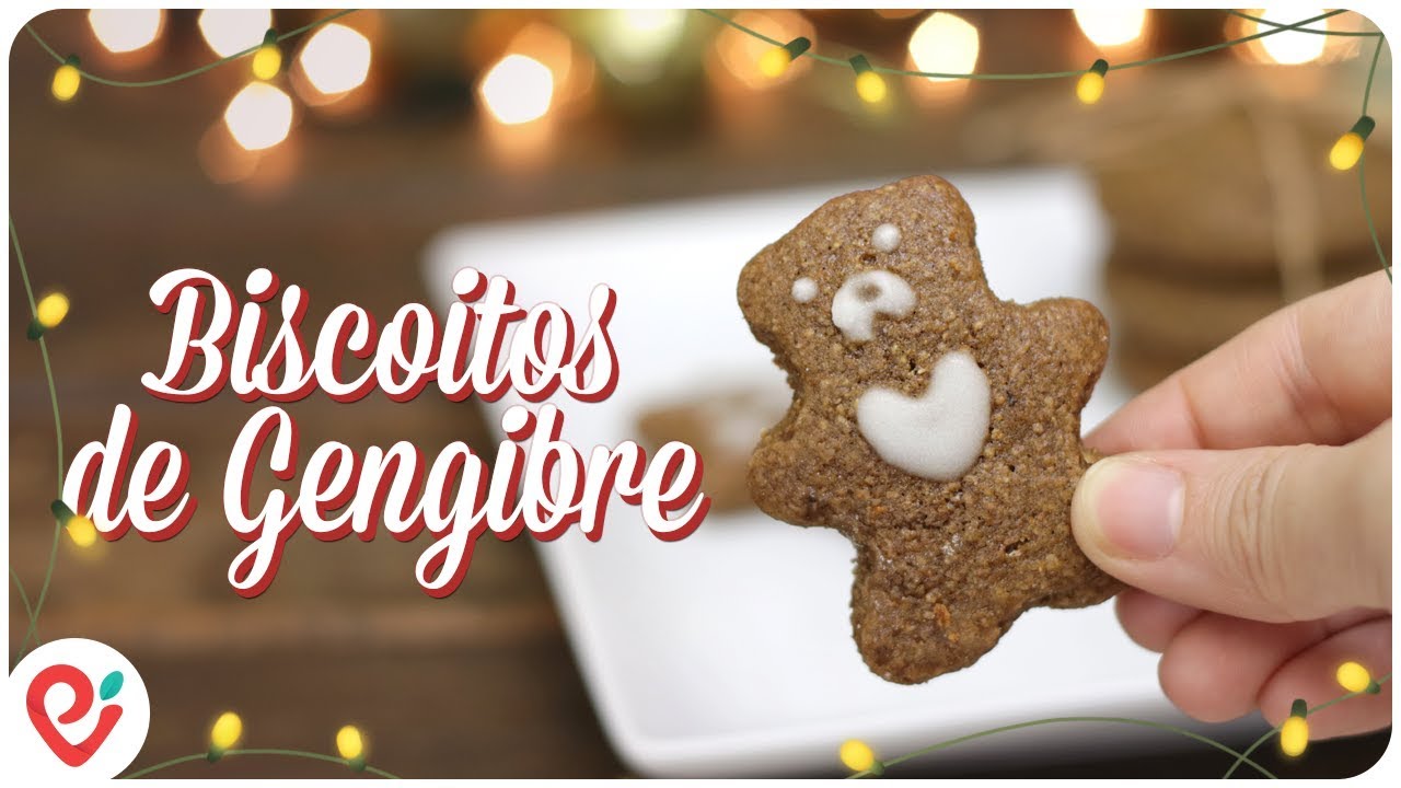 Biscoitos de Gengibre (Gingerbreads) Veganos - Especial de Natal