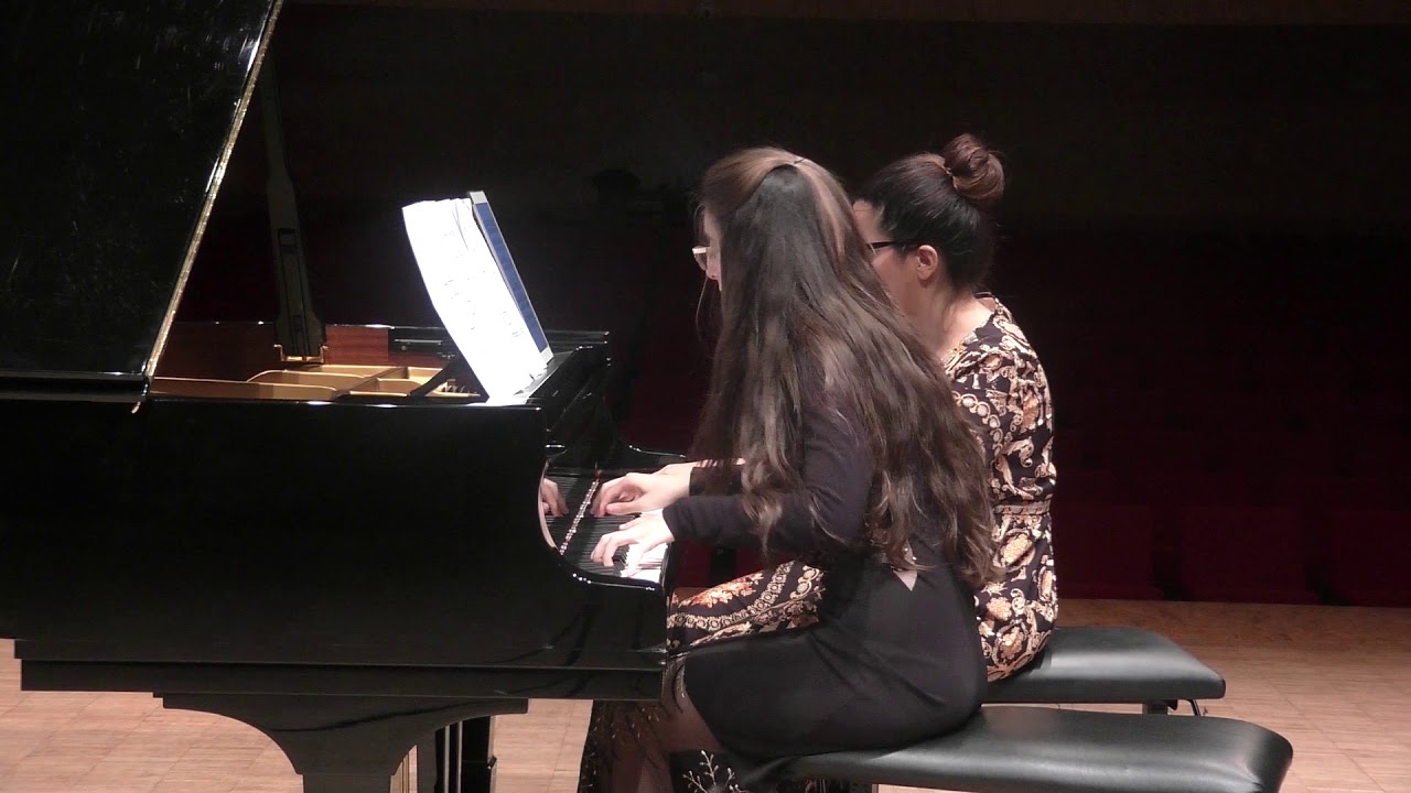 Rimsky-Korsakov – Capriccio Espagnol. María Cano and Marta Liébana. LIVE