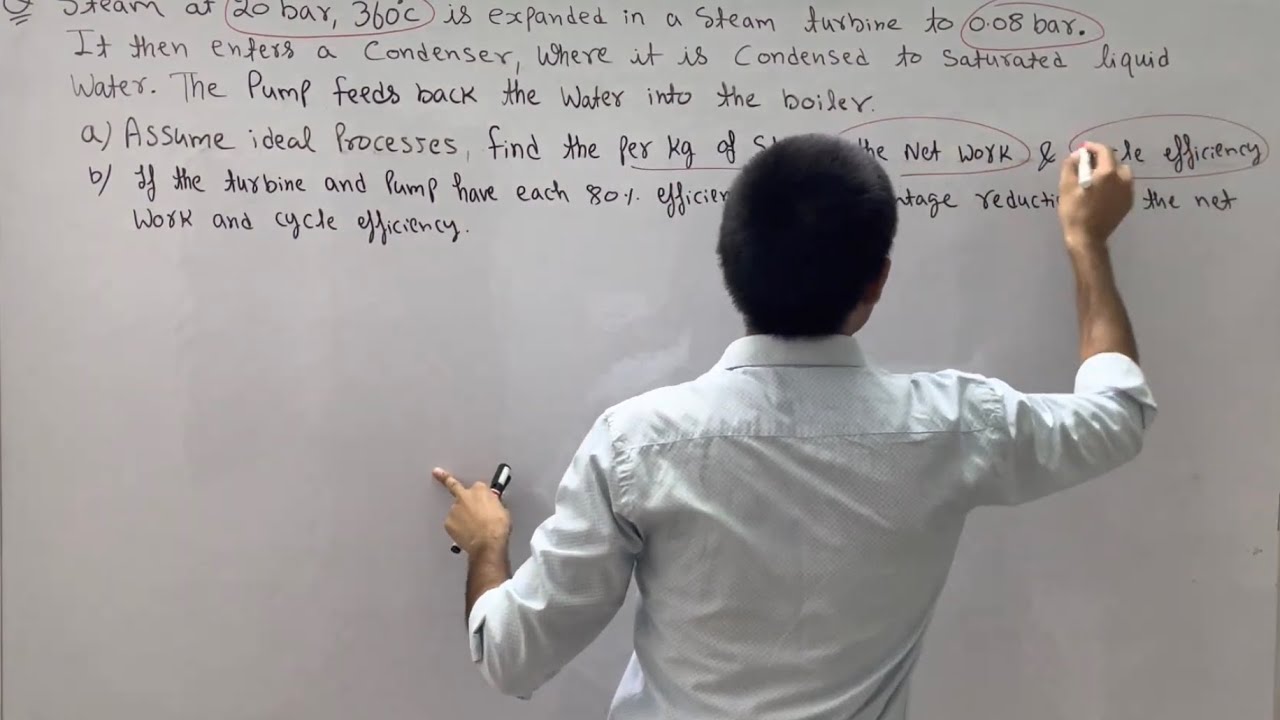 Lecture-13(numerical problem on Rankine cycle)