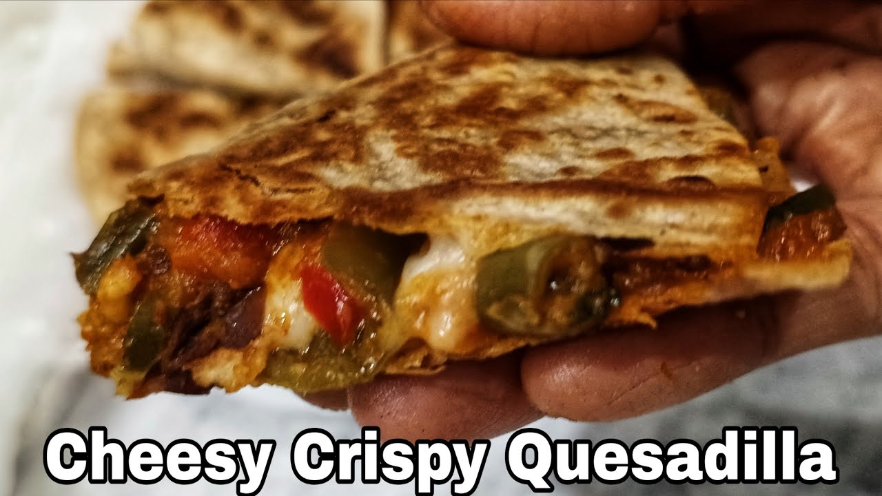 Quesadilla | Veg Mexican High Protein Cheesy Crispy Quesadilla with Leftover Rotis | Lunchbox Recipe