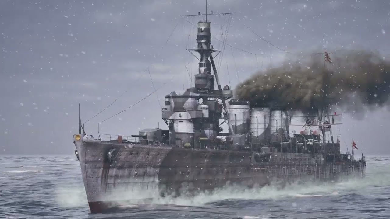 軽巡洋艦『多摩』 北方迷彩　Japanese light cruiser 『Tama』
