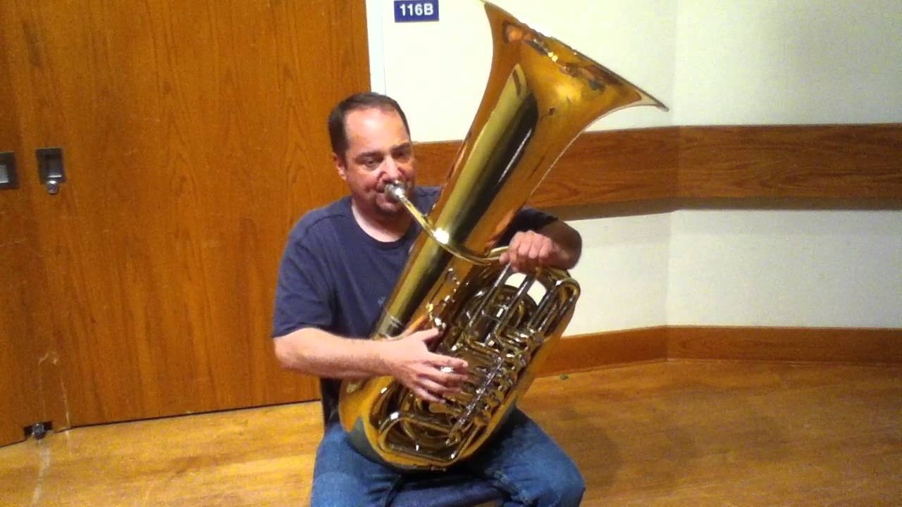 Tuba Excerpt Fountains of Rome Played on the JinBao CC