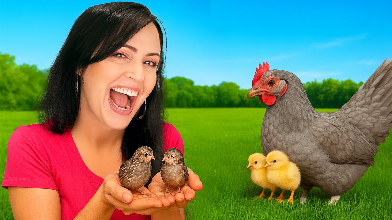 La kikirikí Adoptará a las Codornices como si fueran suyas ? 🐤💛 La Finquita Bonita