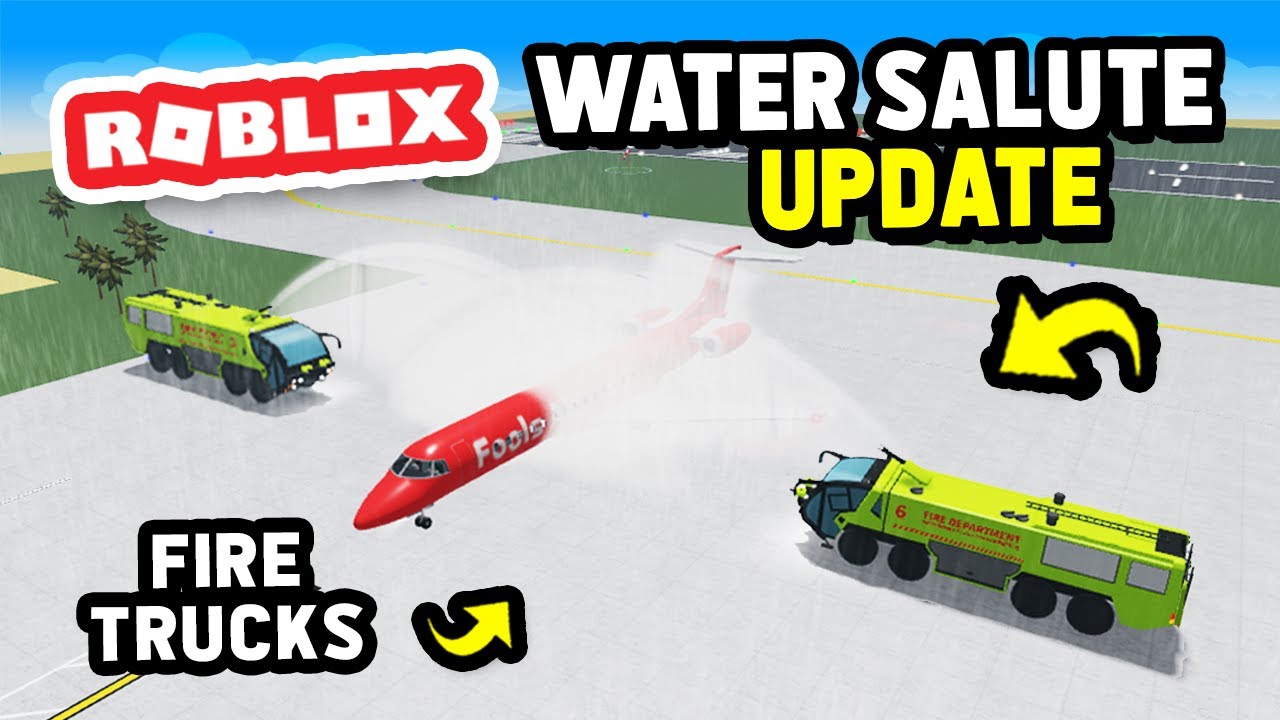 WATER SALUTE UPDATE in Cabin Crew Simulator (Roblox)