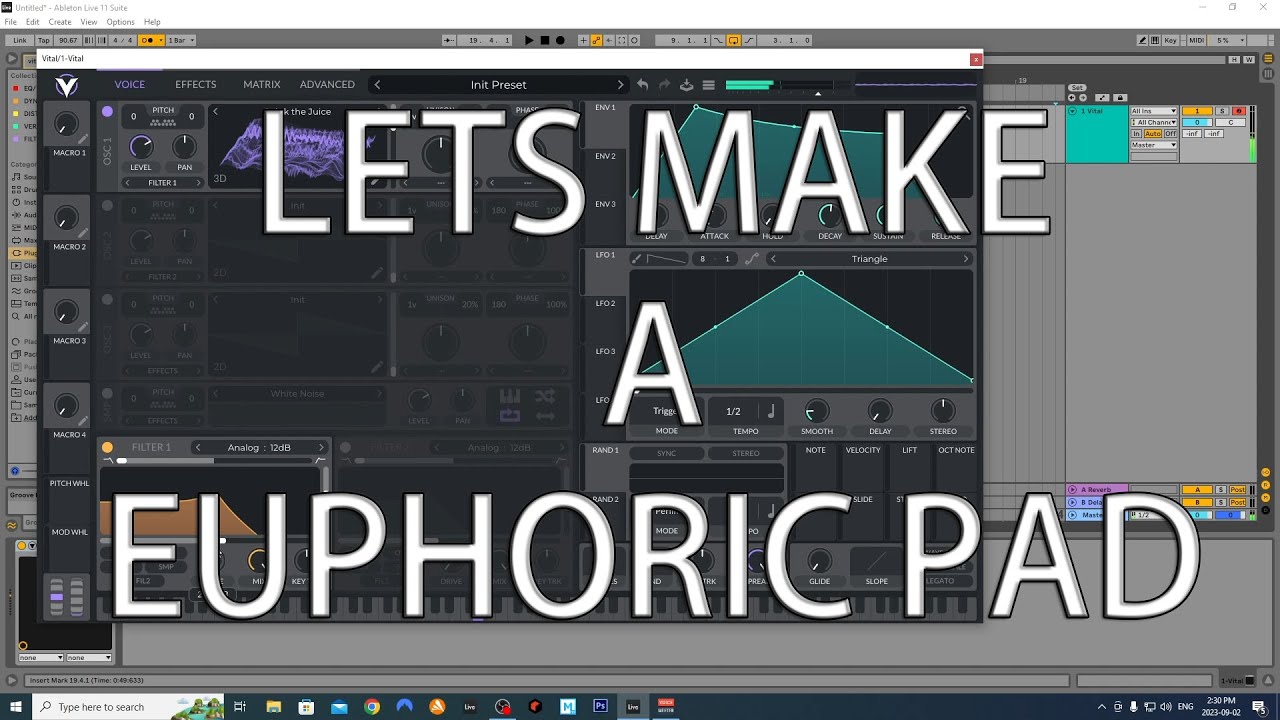 Vital - Euphoric Pad Sound Design for EDM