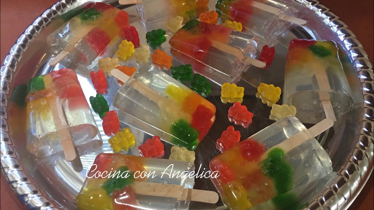 Gelapaletas de Refresco con Gomitas 🍭🐻🍭🐻