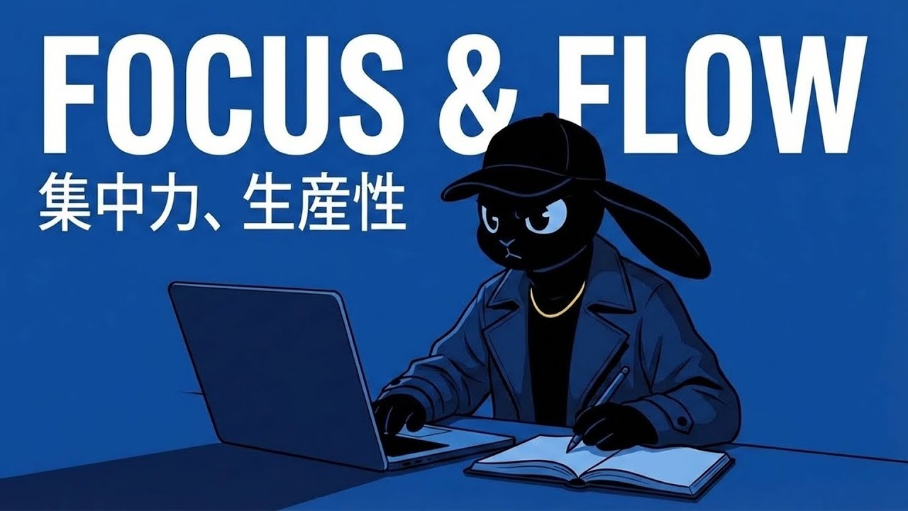 Focus & flow... no rush / Boom Bap Jazzy Lo-fi for study, work