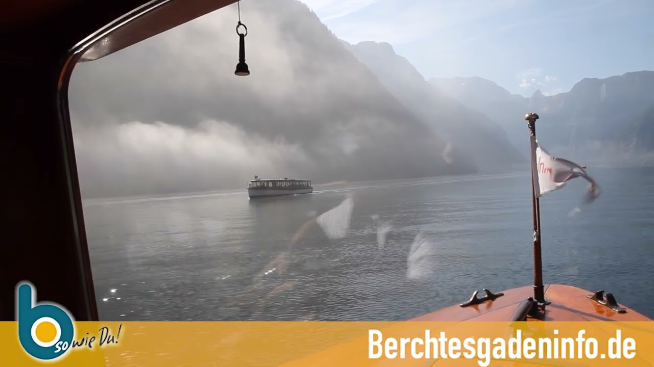 Video fahrt über den Königssee - Erlebnis im Urlaub in Berchtesgaden - Watzmann