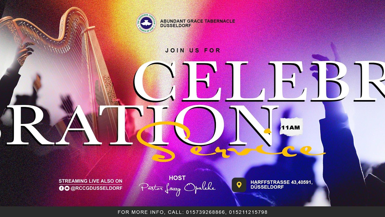 Celebration Sunday Service || 8th Feb 2026 || AGT Düsseldorf || Pst Lanre Opaleke