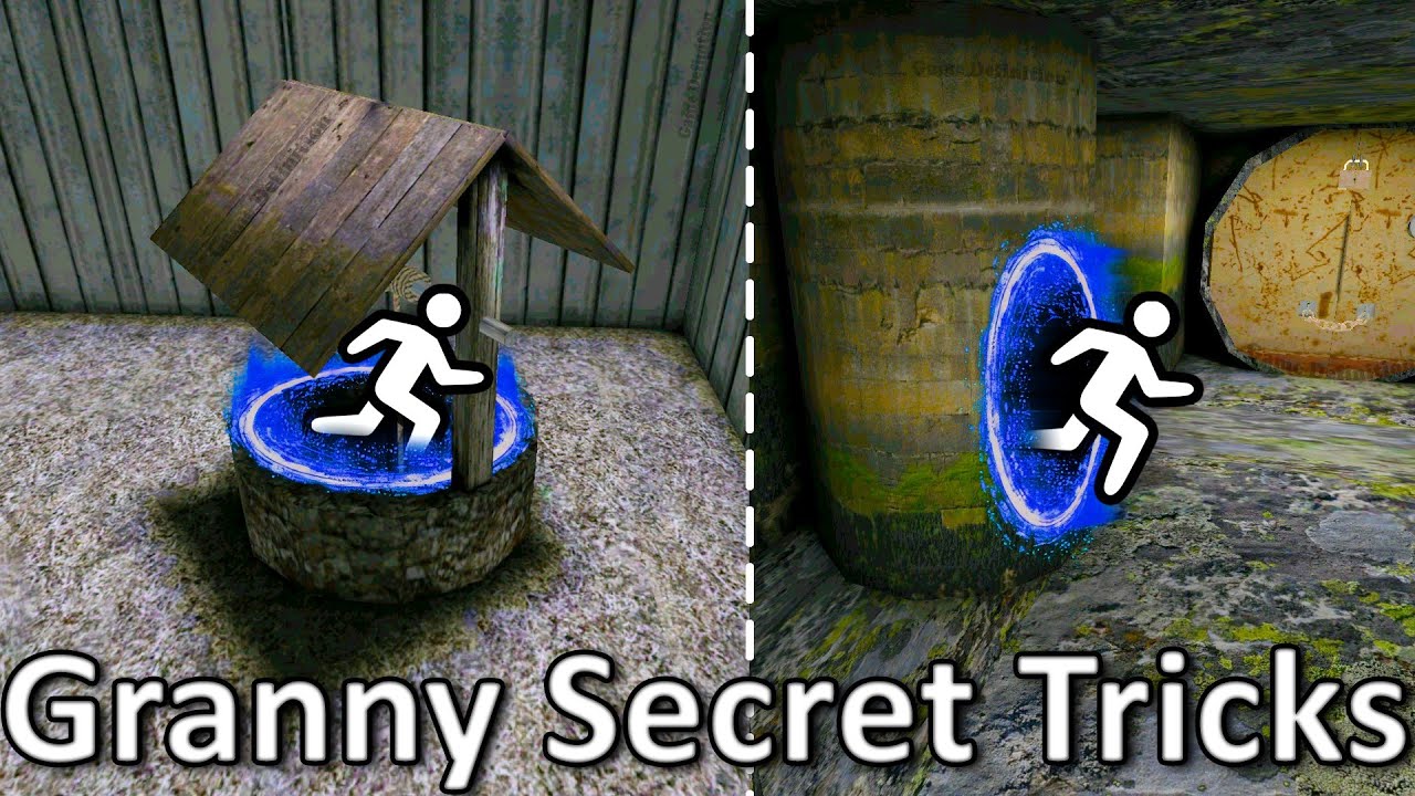 Top Granny Secret Tricks In Granny's New Update 1.8.2 | grandpa granny wala game definition hindi