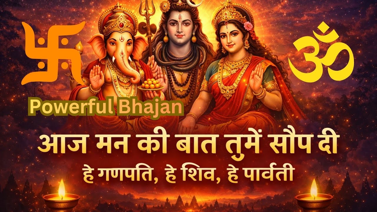 गणपति शिव पार्वती का अद्भुत भजन 🙏 | संकट हरने वाला नया भजन | Ganesh Shiv Parvati Bhajan 