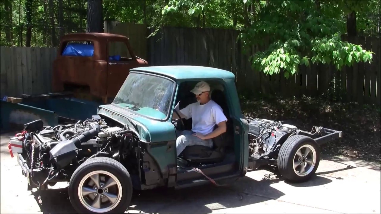 1962 F100 Flareside/CVPI frame swap; Episode 13: Signs of life!