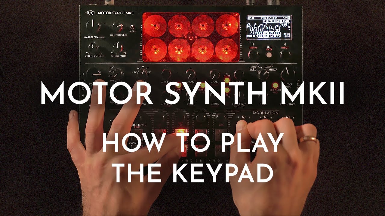 MOTOR Synth MKII - Performance Interface