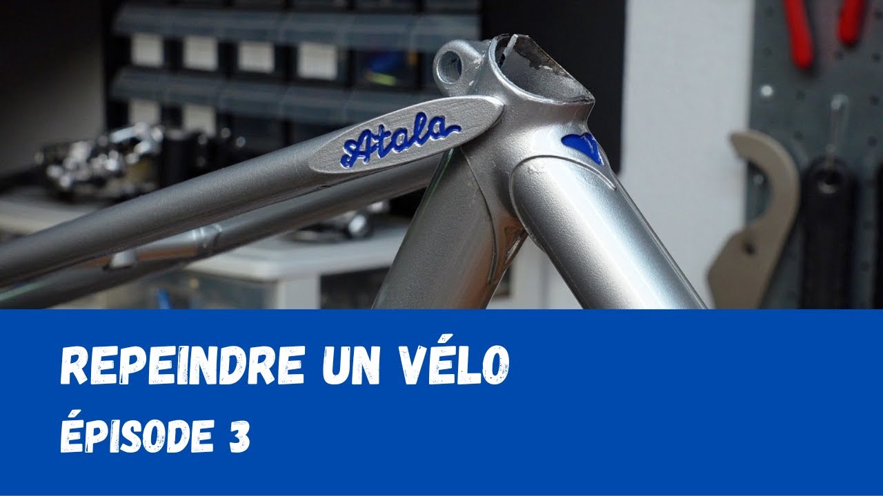 Repeindre un vélo : épisode 3, peinture et finitions