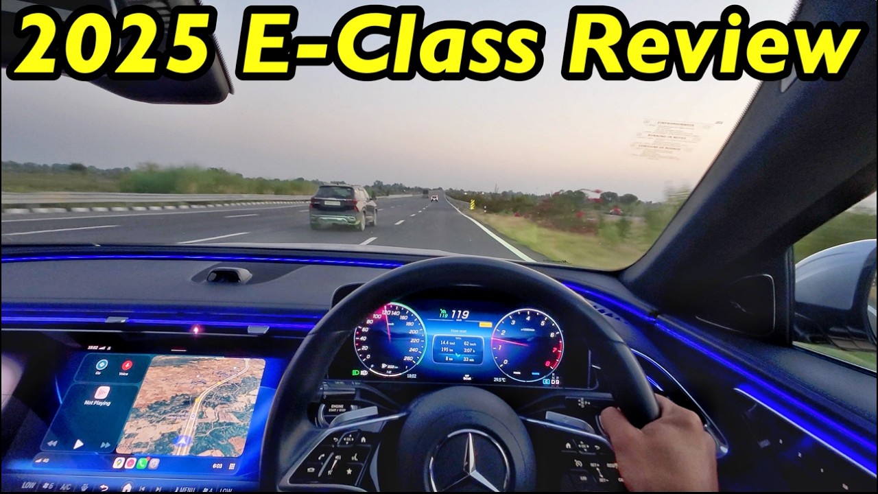 2025 Mercedes Benz Eclass E450 Mileage Test 700kms Non Stop 🔥 @Aayushssm