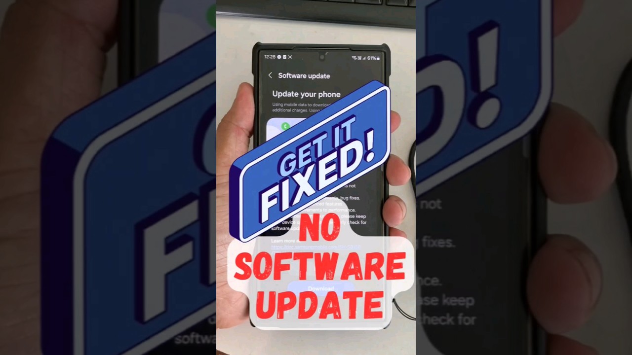 NO Software Update? Easy FIX for You #samsungupdates