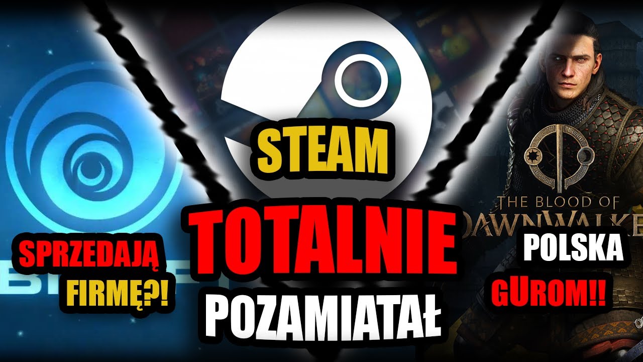 Rewolucja Steam 💥 | Ubisoft Wstrzymuje Akcje 📉 | Polski RPG Zachwyca! 🧛‍♂️
