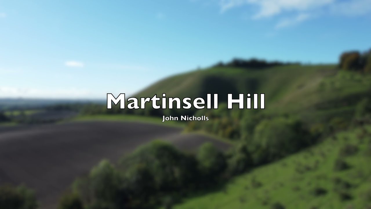 DJI Mini 2 drone over Martinsell Hill, Pewsey