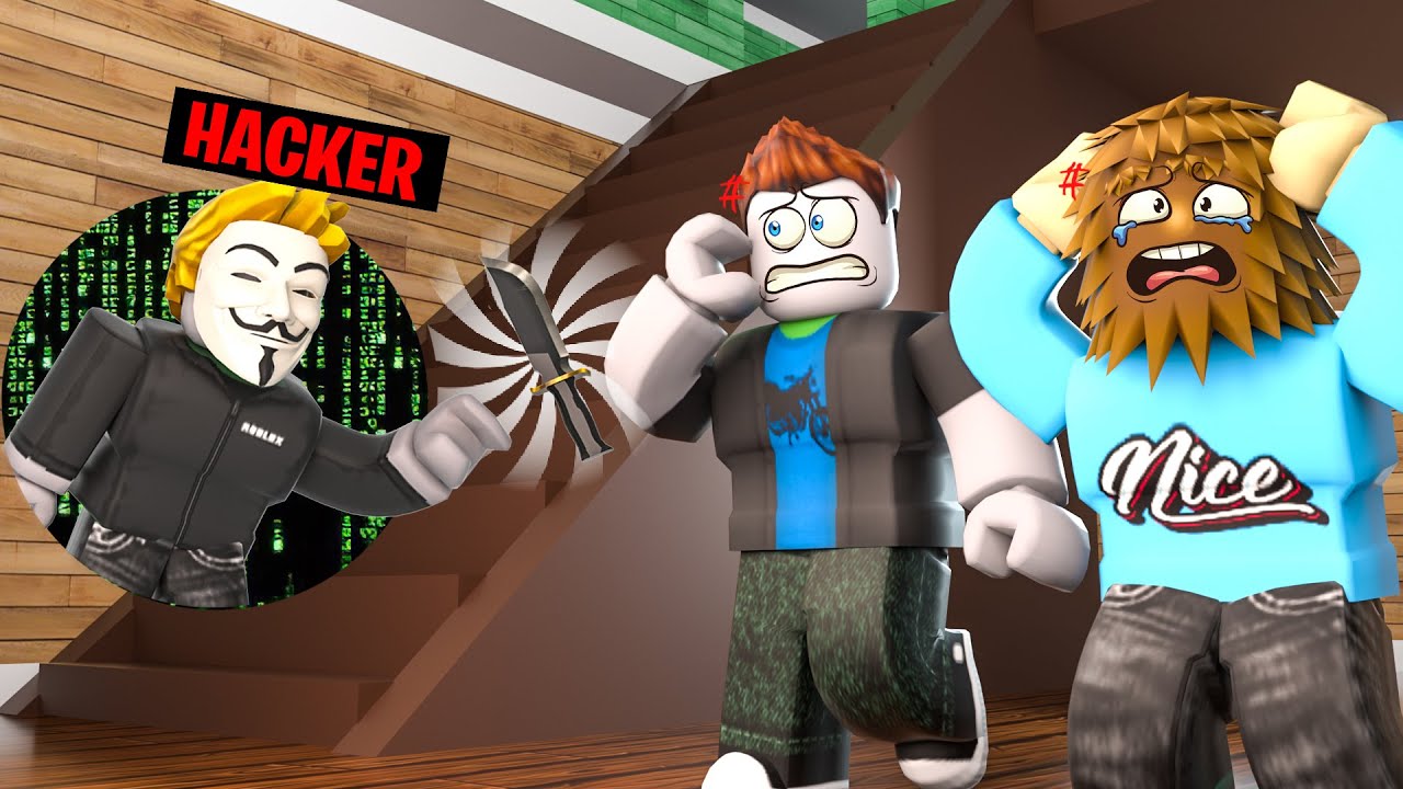 My Friend's HACKING In Roblox Murder Mystery