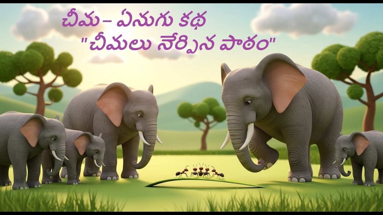 చీమలు నేర్పిన పాఠం 🐜🐜🐜 | మంచి కథ | Moral Story | AI KIDS TELUGU