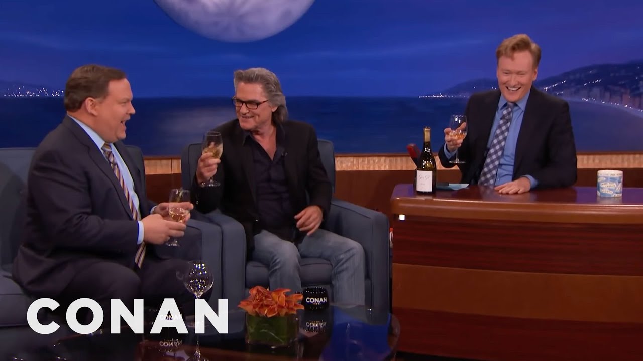 Kurt Russell Teaches Conan & Andy About Wine | CONAN on TBS