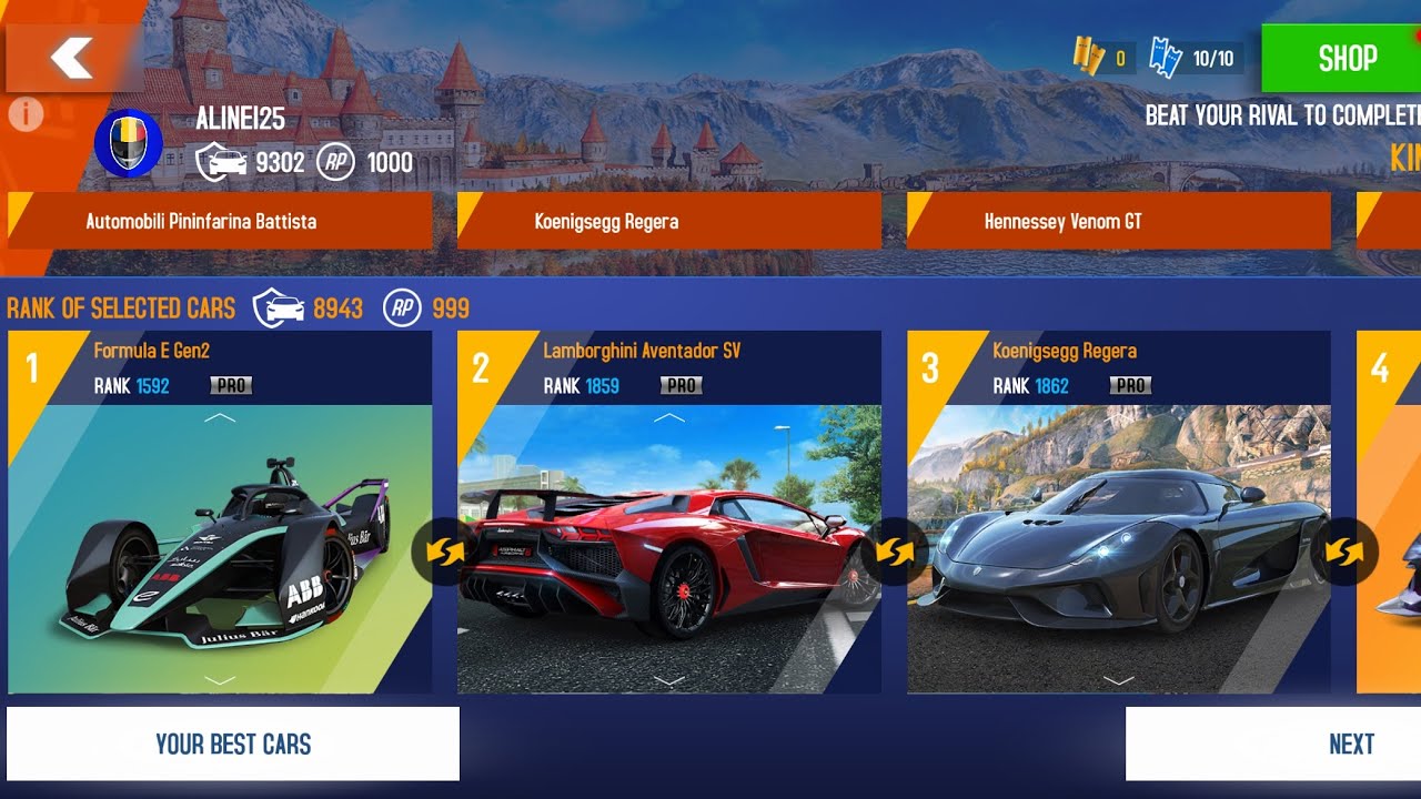 Asphalt 8 - Gauntlet Races With Formula E Gen2 (B1592) - #Asphalt8Gauntlet