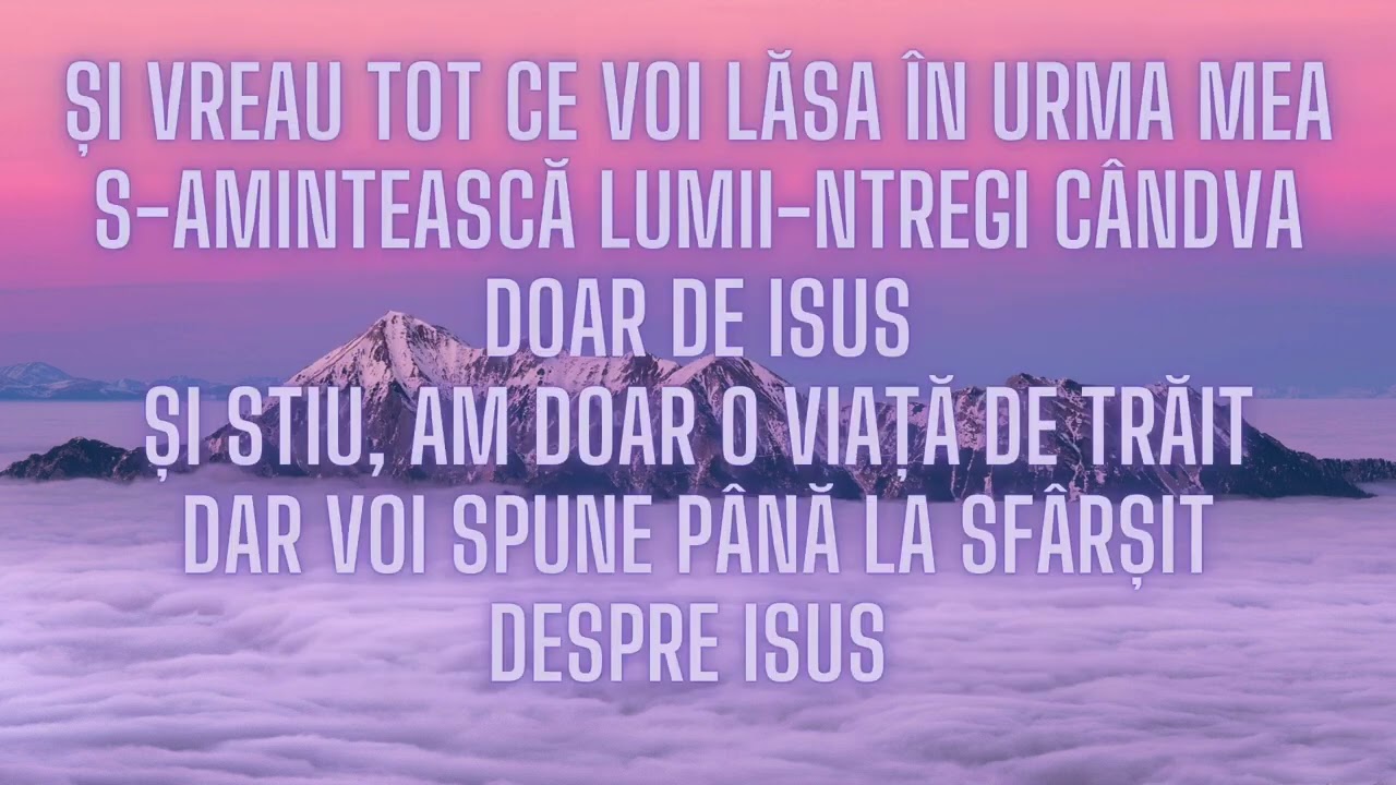 BBSO - Only Jesus/ Isus este Singurul Versuri (Lyrics)