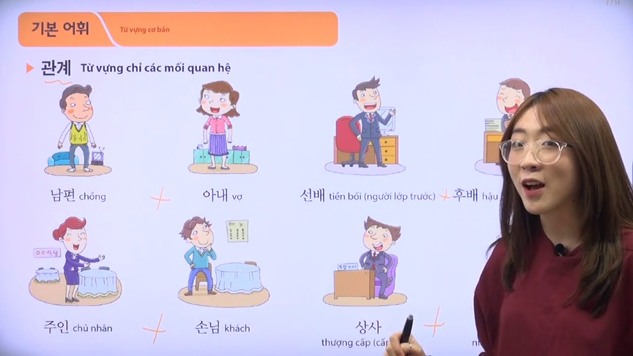 TIẾNG HÀN SƠ CẤP 2 - BÀI 1: GẶP GỠ - 만남