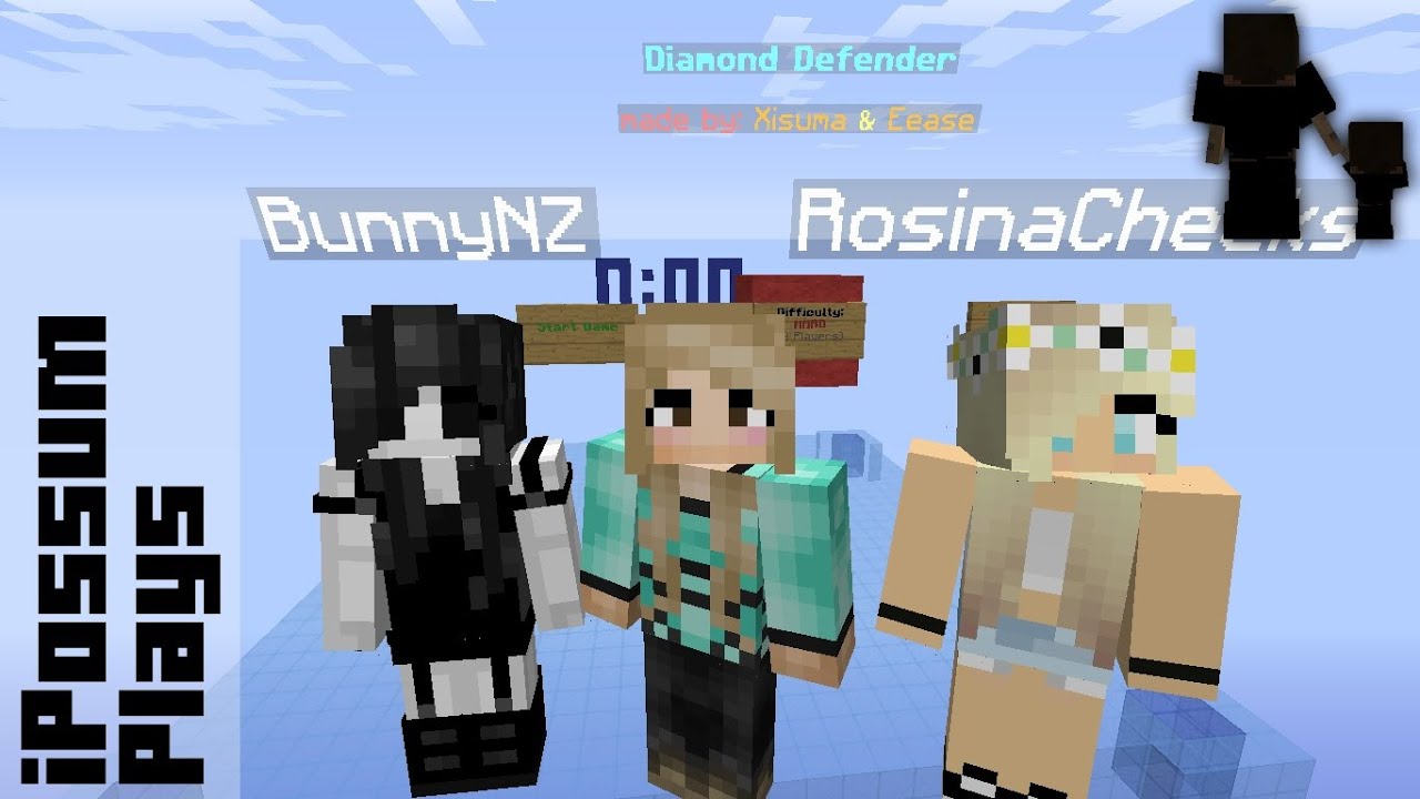 Diamond Defender Mini-game: with BunnyNZ and RosinaCheeks