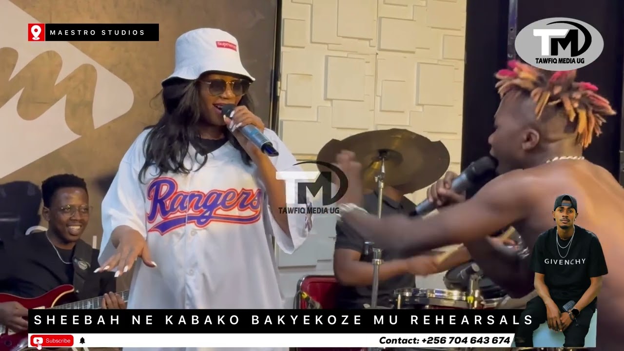 SHEEBAH KALUNGI NE KABAKO BAKYEKOZE MU REHEARSALS ZA CONCERT YE,AMAZINA KA GABAATE