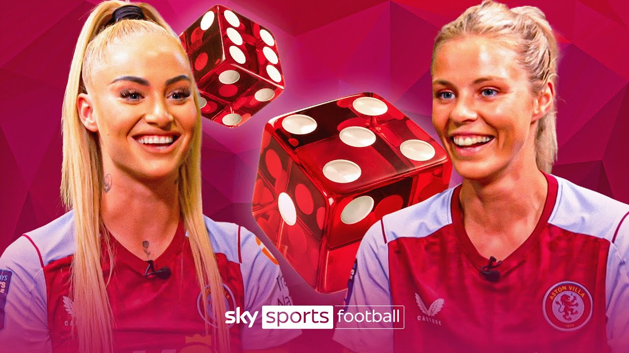 Dinner with David Beckham? 😅 | Alisha Lehmann and Rachel Daly | Roll The Dice 🎲