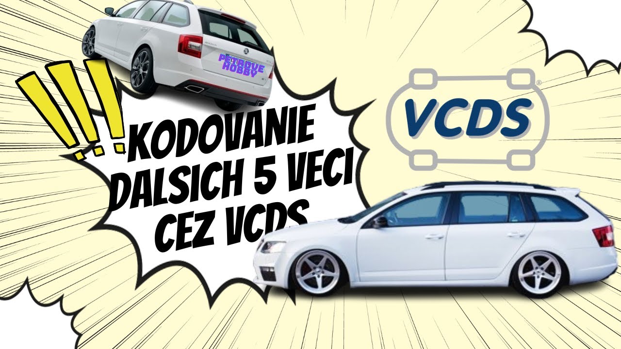 Tuníme Octaviu 3 RS - VCDS kódujem ďalších 5 možnosti - čo všetko nám dovolí čínske VCDS ??
