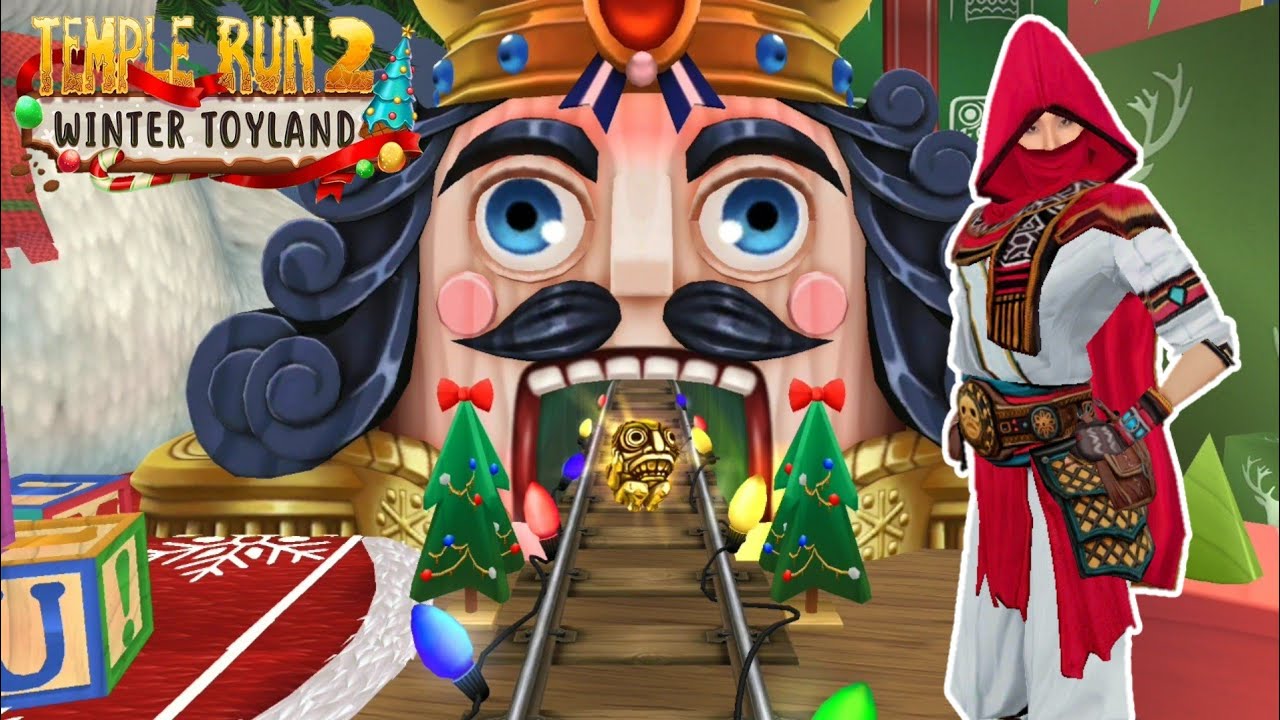 Karma Lee Shadow Walker Running in Winter Toyland Christmas  Map Temple Run 2 YaHruDv