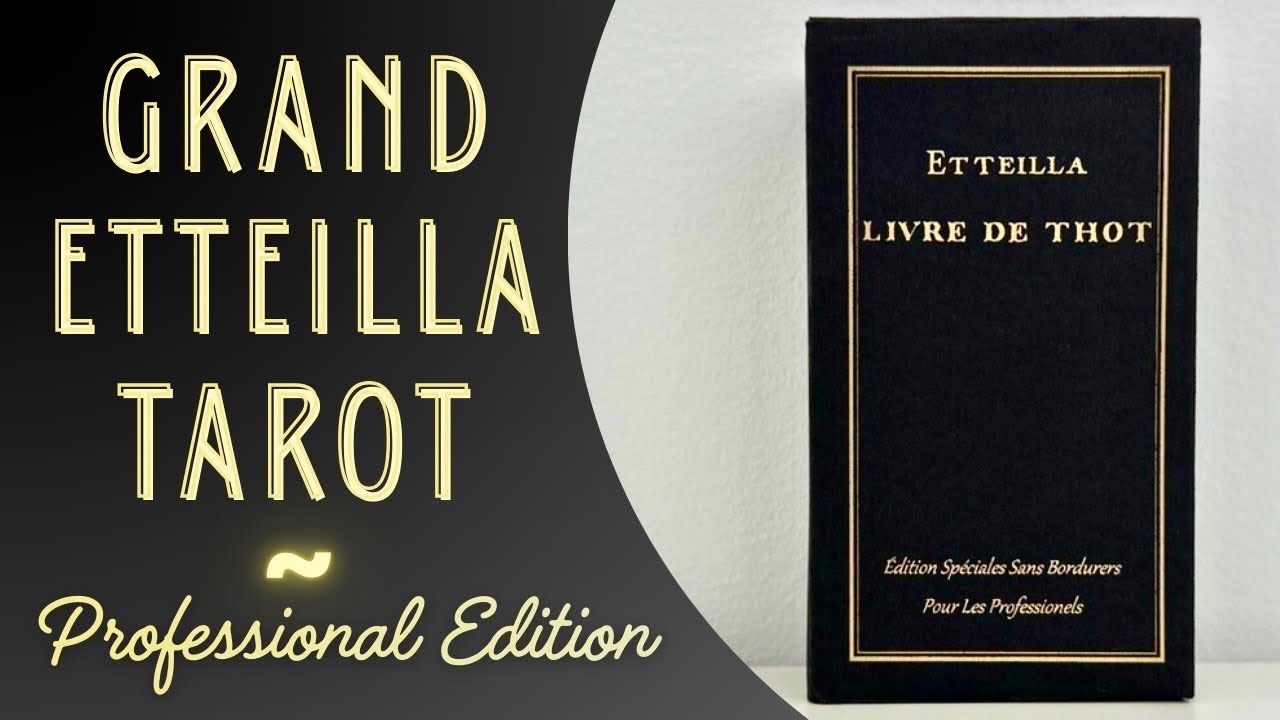 Professional Etteilla Tarot aka 'Netflix' Etteilla | A Handcrafted Deck by Marco Benedetti