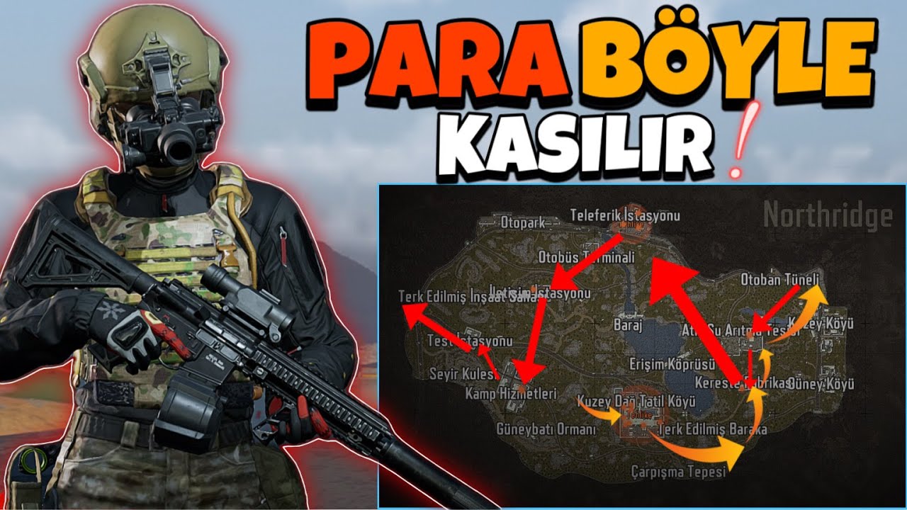 Para Nasıl Kasıyorum? Northridge Haritası Para Kasma Taktikleri 🔥Arena Breakout