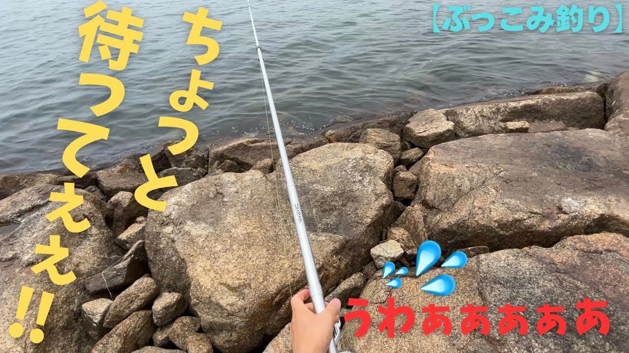 【ぶっこみ釣り】釣竿が持って行かれそうになりました。