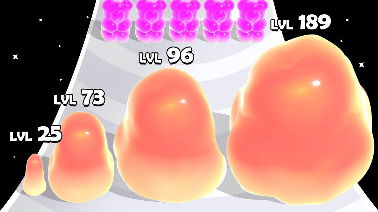 JELLY RAID: Level Up Jelly - ASMR Gameplay (Max Level)