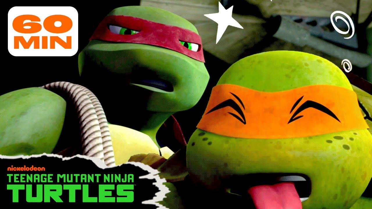 60 MINUTES of Mikey and Raph's Fights & Battles! 👊 | Teenage Mutant Ninja Turtles