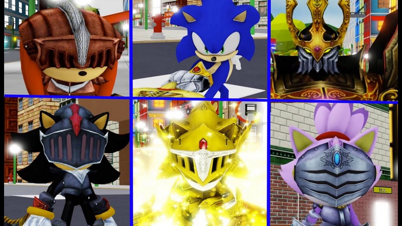 Sonic and Black Knight in Roblox (Sonic Universe)