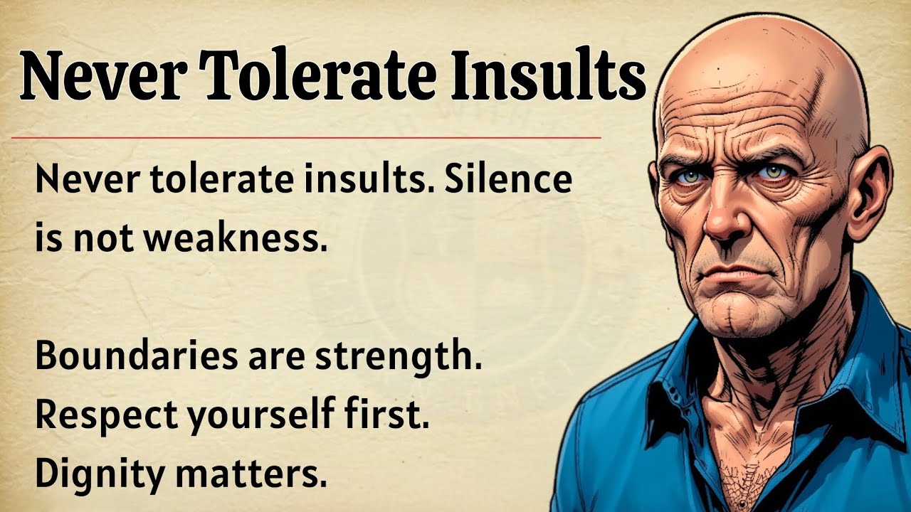 Never Tolerate Insults | Motivational Video 🔥| Graded Reader✅ | Improve Your English Fluency 🎧 | ESL