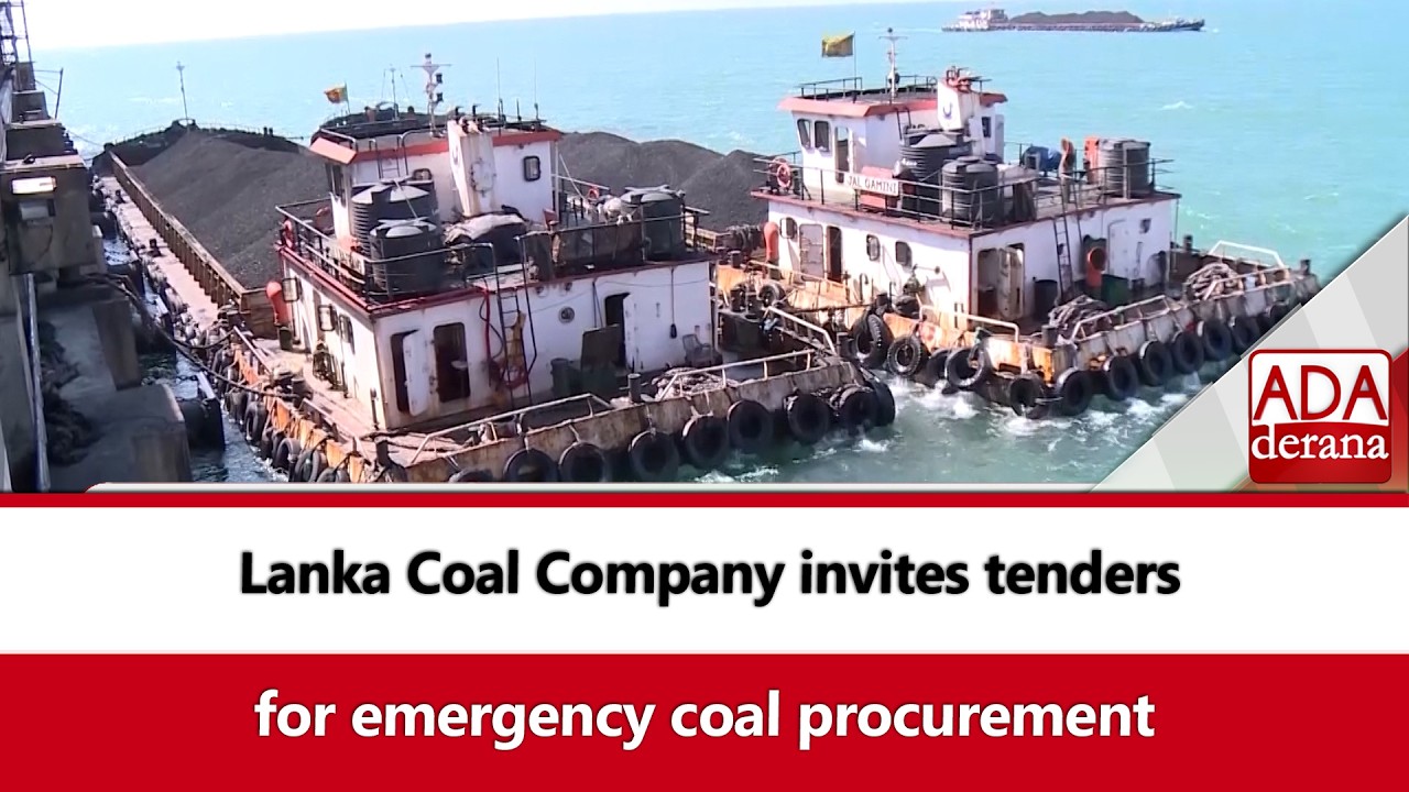 Lanka Coal Company invites tenders for emergency coal procurement (English)